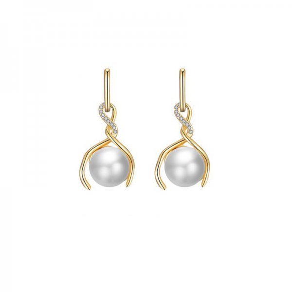 Korean Fashion Temperament Jewelry Pearl Earring Set