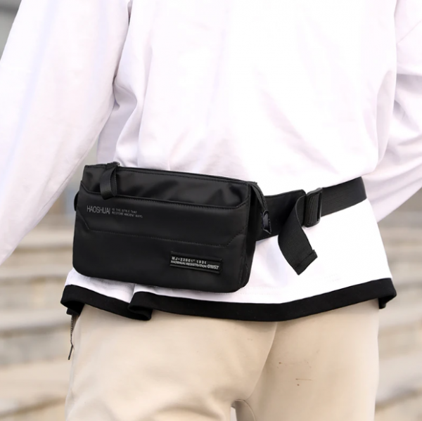 Nylon chest bag shoulder bag