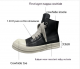 High-top Leather Shoes Men's Sneakers Sports Casual Women's Leather Short Boots Couple's Large Size Shoes